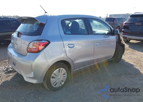 2024 Mitsubishi Mirage Es/Le z USA, uszkodzony, nr VIN ML32AUHJ6RH020281